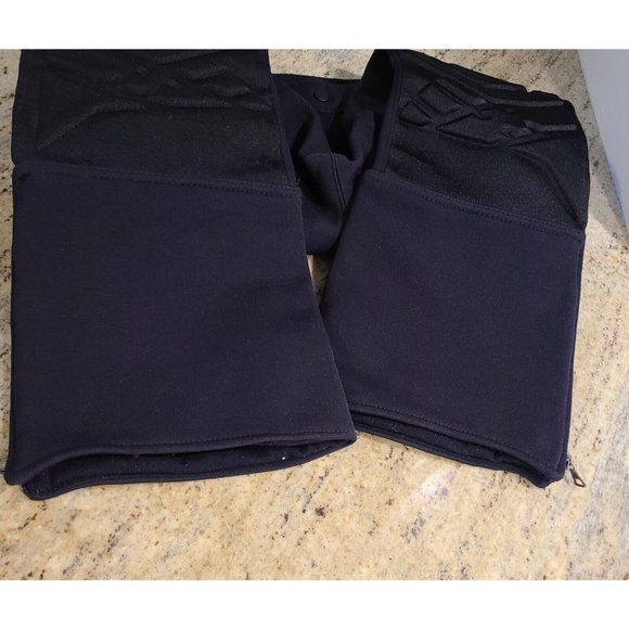 Vintage Men's Size  30 Skitique Black Embossed Ski Pants Wool Blend Italy - Picture 10 of 12